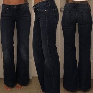 Excellent condition slim trouser wide leg jeans